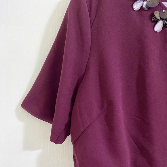 BNWT Burgundy ASOS Maxi Dress - Picture 1 of 4
